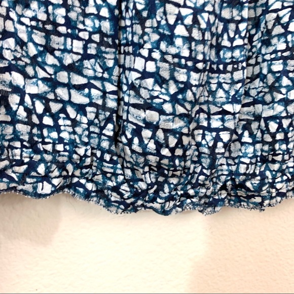 Tory Burch Silk Printed Honeycomb Blouse Top - Picture 4 of 8